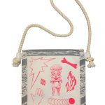 Goddess Sling Bag / Neon Pink × Gray