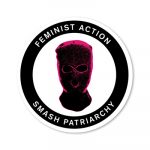 Feminist Action / Smash Patriarchy ステッカー