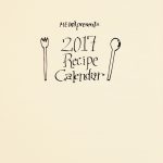 2017 Recipe Calendar