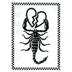 Scorpion Heart Sticker