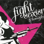 Fight Sexism & Homophobia ステッカー