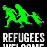 REFUGEES WELCOME ステッカー
