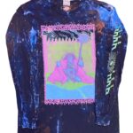 Tetsunori Tawaraya “Gate Keeper” Long sleeve T-shirt (Bleach Dye ex-Black) / Size: L